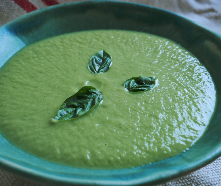 crema carbassó alfàbrega la bioteca